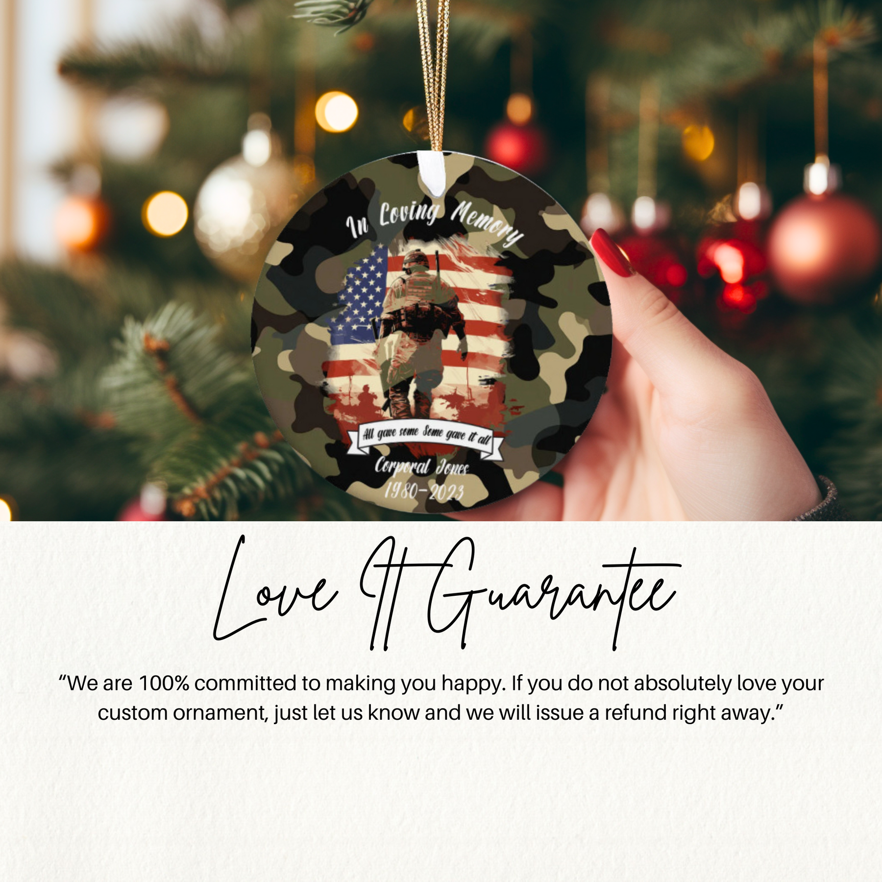 Loss of Loved One - Veteran Personalized Keepsake