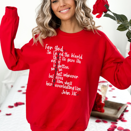 John 3 16 Sweatshirt Gift