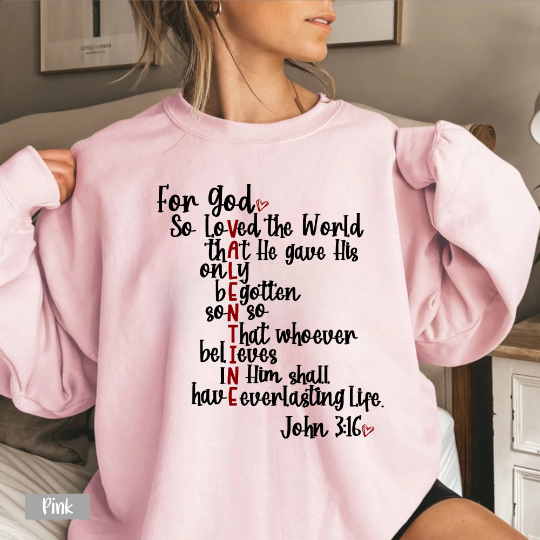 John 3 16 Sweatshirt Gift