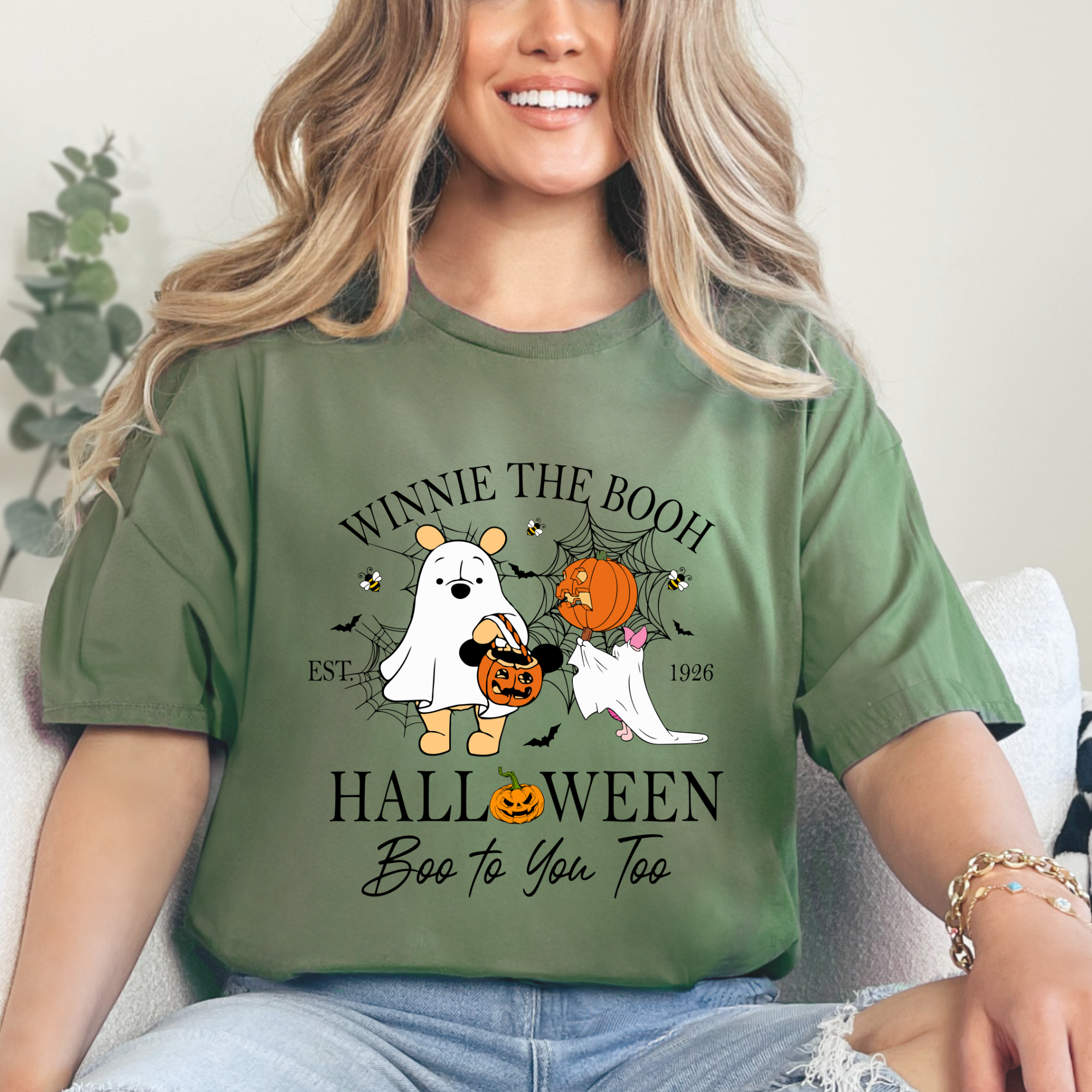 Retro Winnie The Pooh Halloween T Shirt For Spooky Season Shirt For Halloween Pooh Shirt Pooh And Friends Halloween Shirt Pooh Bear  Tee