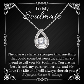 To My Soulmate Necklace - Gift For Anniversary Christmas Birthday Valentine's