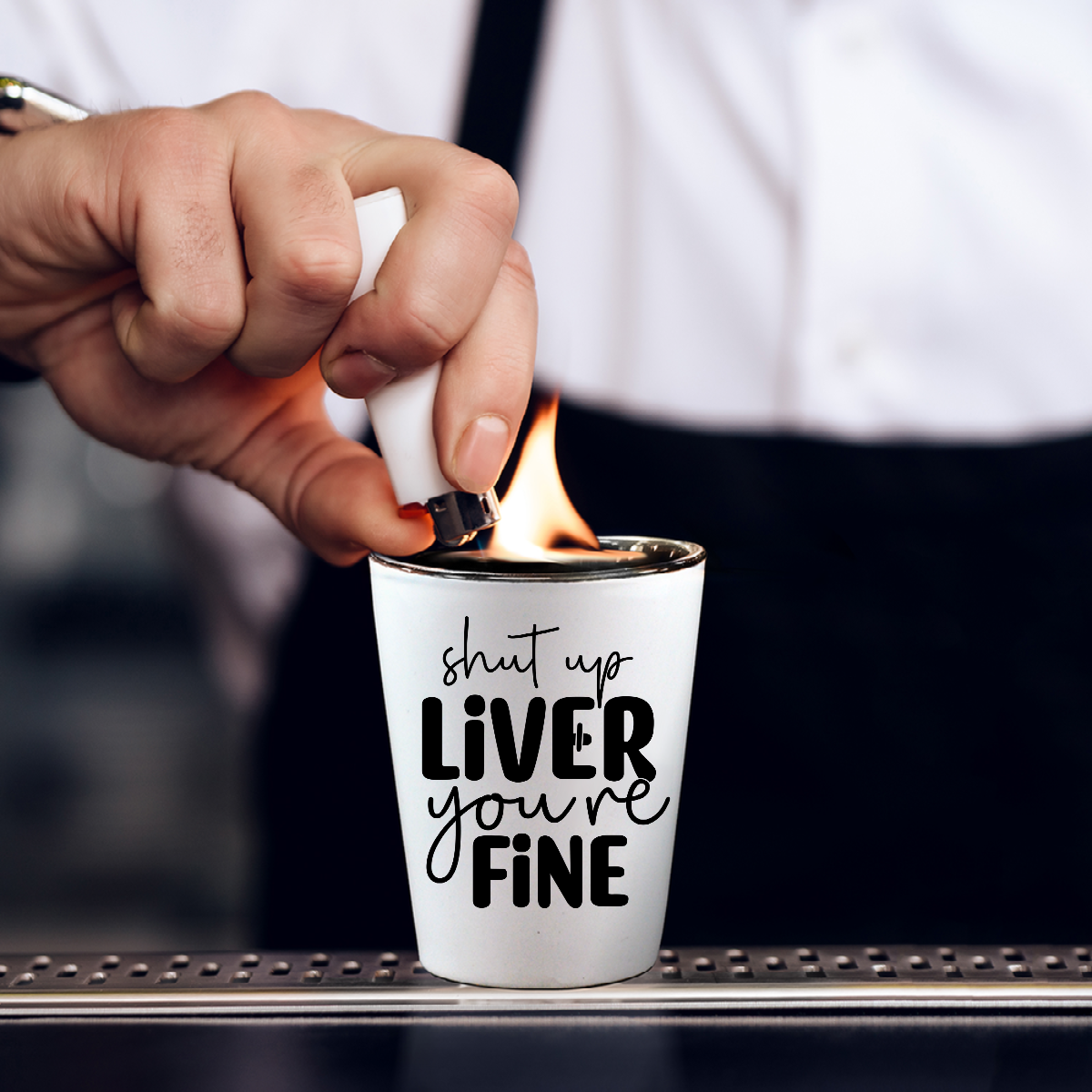 Shut Up Liver Your Fine - Shot Glass