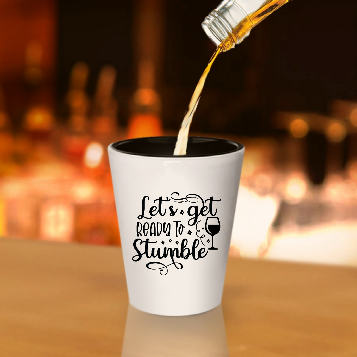 Let's Get Ready To Stumble - Shot Glass