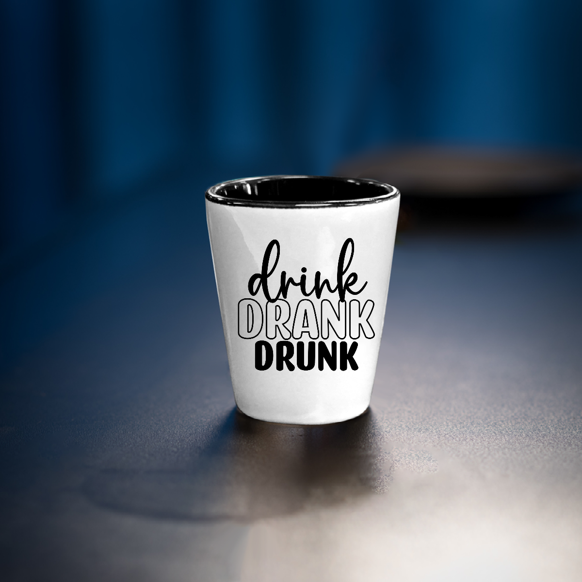 Drink Drank Drunk - Shot Glass