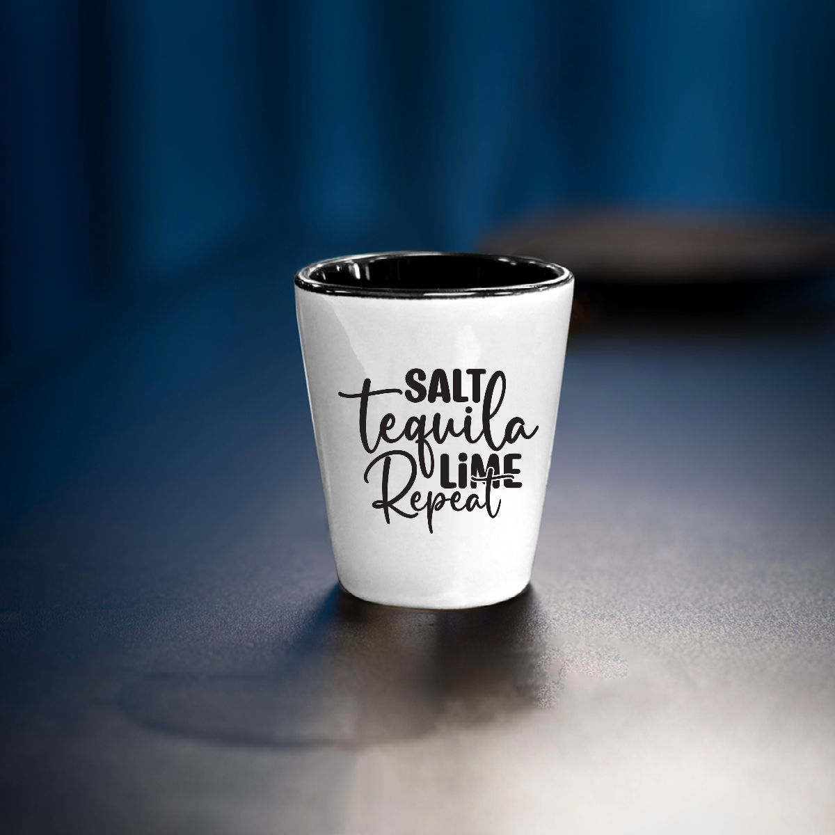 Salt Tequila Lime Repeat - Shot Glass