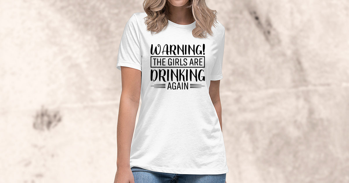 Warning the Girls Drinking Again Shirt, Drinking Night Shirt, Alcohol Shirt, Funny Drinking Shirt, Alcohol Lover Gift, Beer Lover Shirt