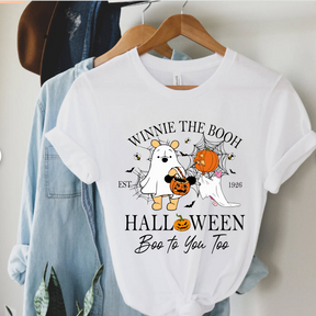 Retro Winnie The Pooh Halloween T Shirt For Spooky Season Shirt For Halloween Pooh Shirt Pooh And Friends Halloween Shirt Pooh Bear  Tee