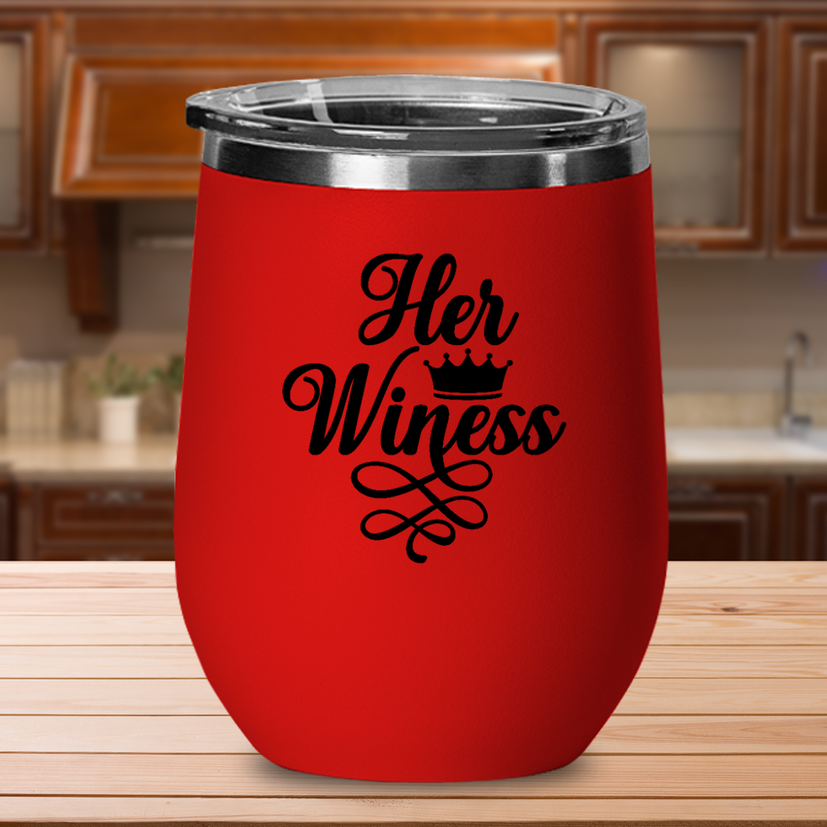 Her Winess - 12oz Stainless Steel Insulated Wine Tumbler