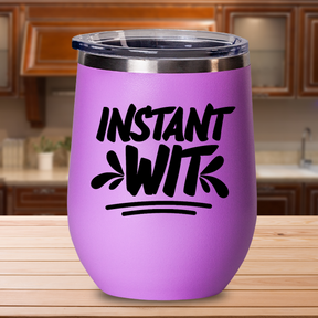 Insta WIT - 12oz Stainless Steel Insulated Wine Tumbler