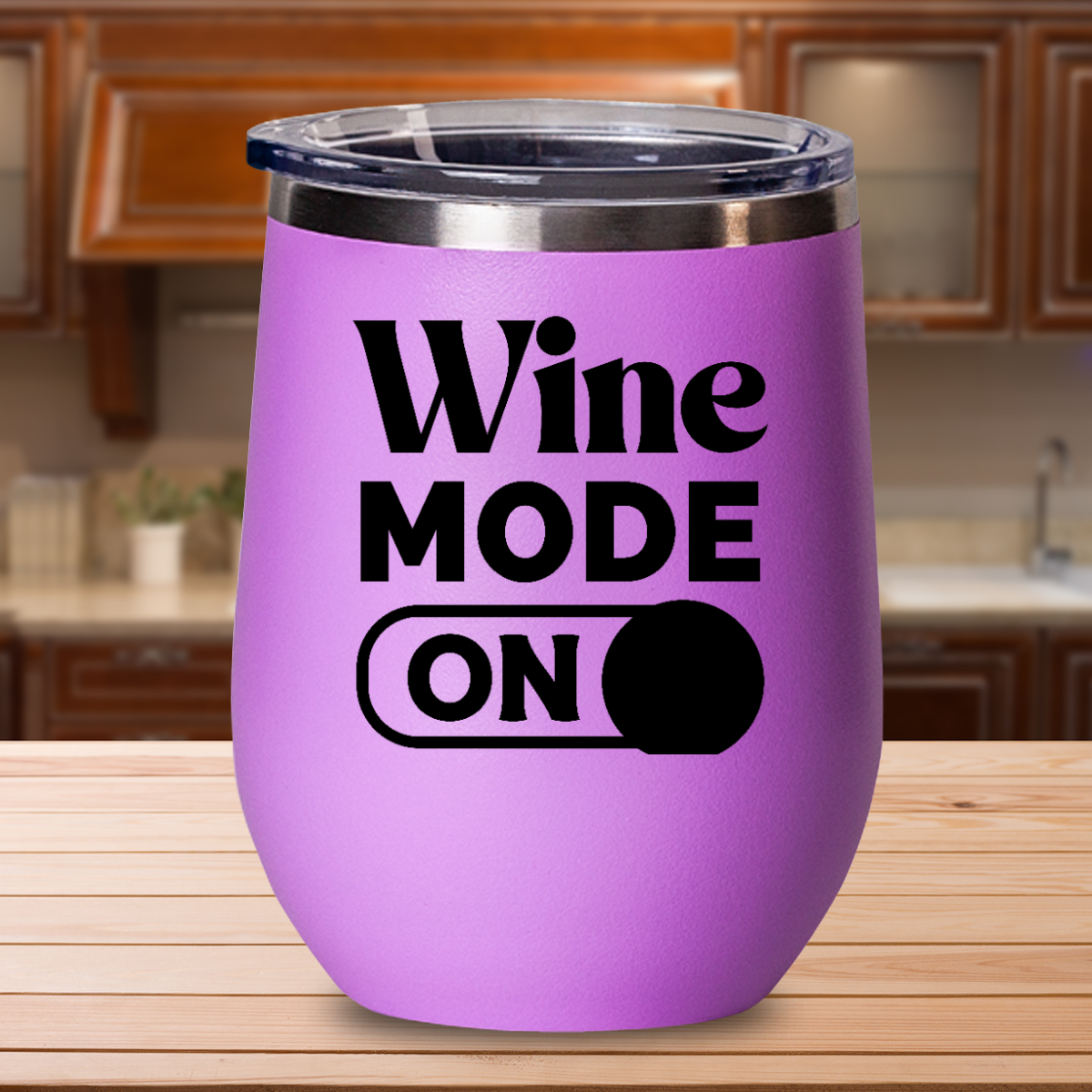 Wine Mode On - 12oz Stainless Steel Insulated Wine Tumbler