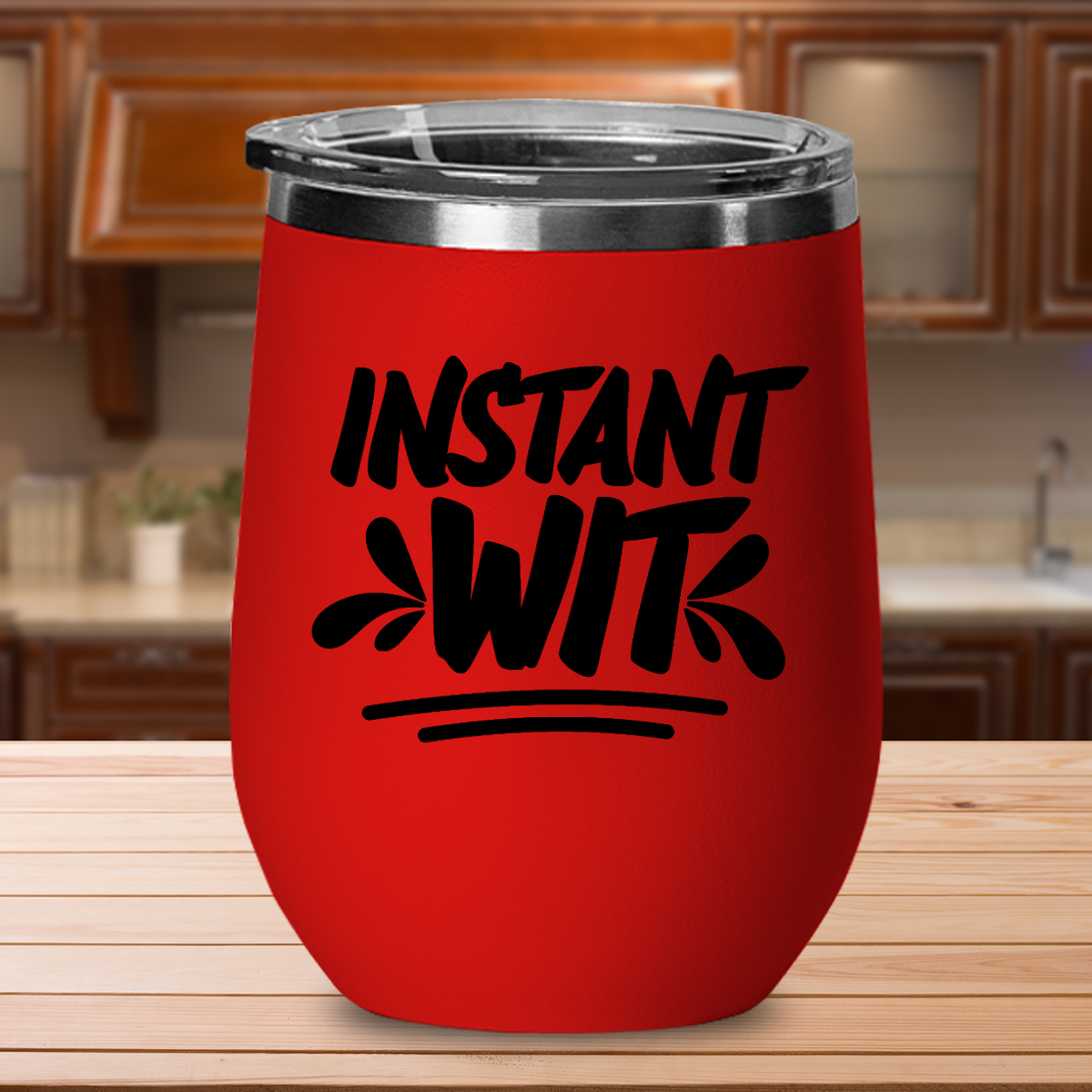 Insta WIT - 12oz Stainless Steel Insulated Wine Tumbler