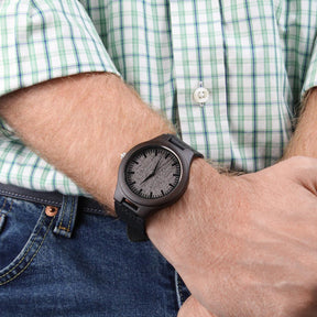 Engraved Wooden Watch Gift For Father In Law From Bride