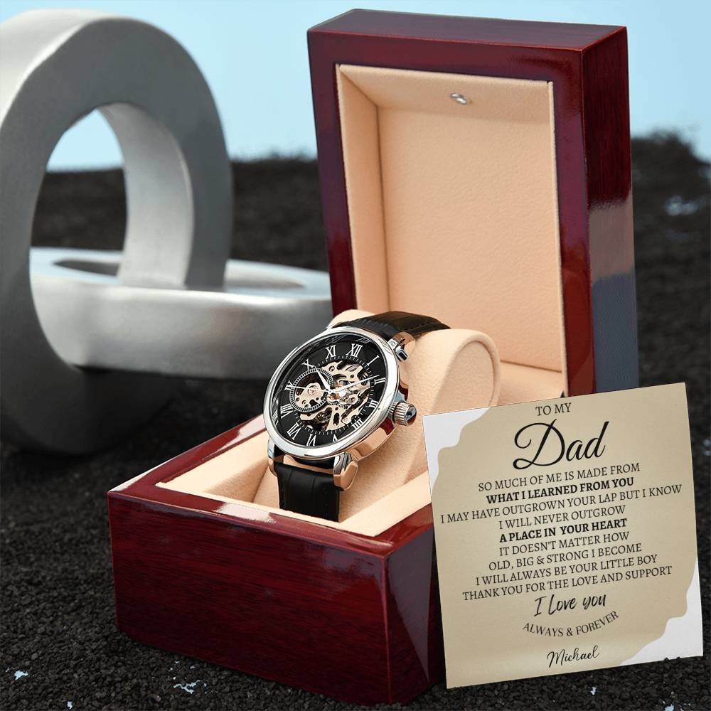 Men's Openwork Watch - Gift For Dad