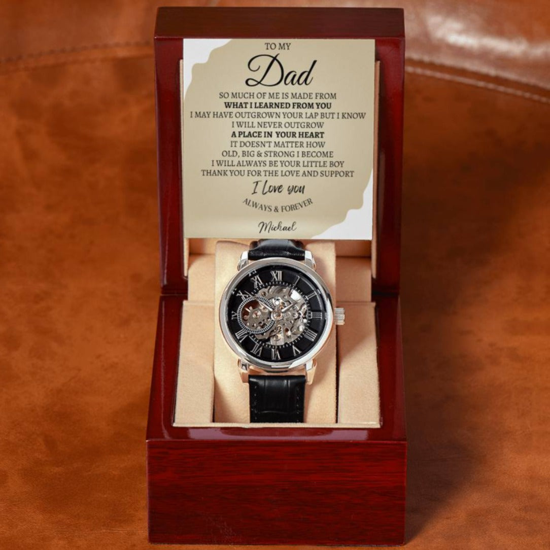 Men's Openwork Watch - Gift For Dad