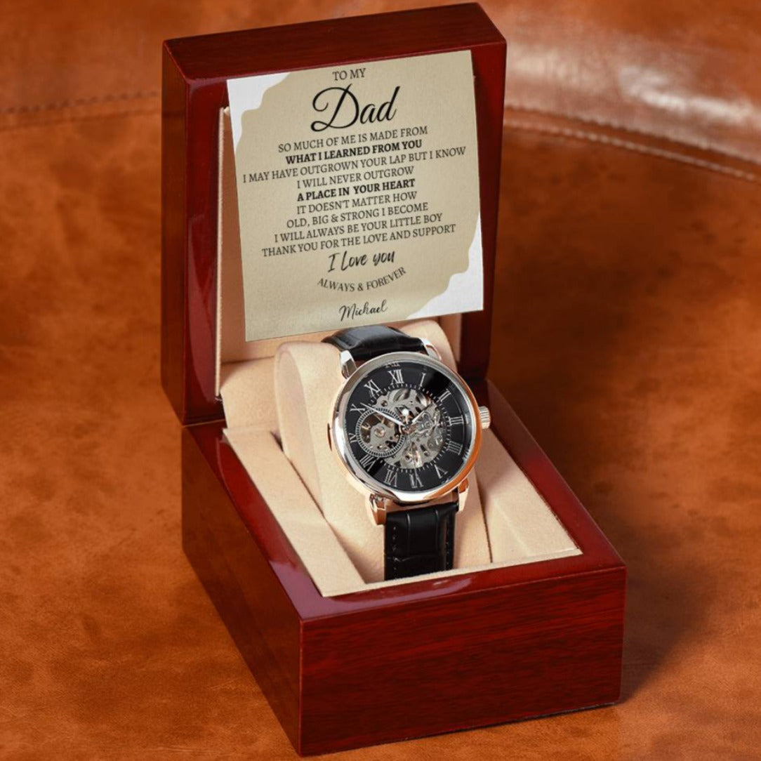 Men's Openwork Watch - Gift For Dad