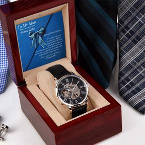 Men's Openwork Watch - Gifts for Husband or Boyfriend