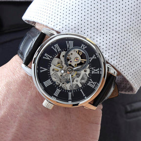 Men's Openwork Watch - Gifts for Husband or Boyfriend