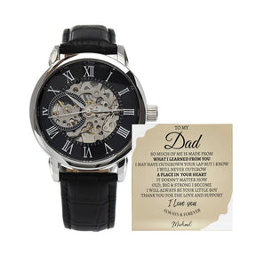 Men's Openwork Watch - Gift For Dad