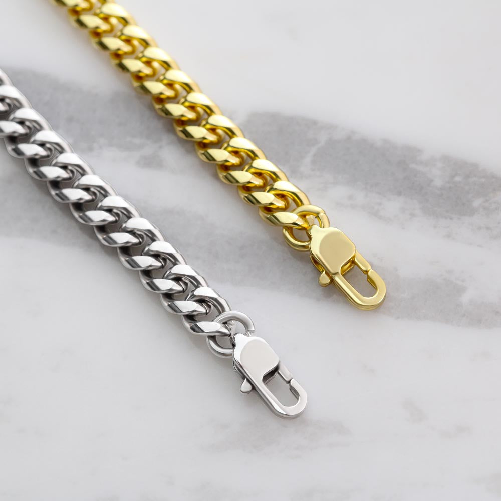 Cuban Link Promise Necklace for Him