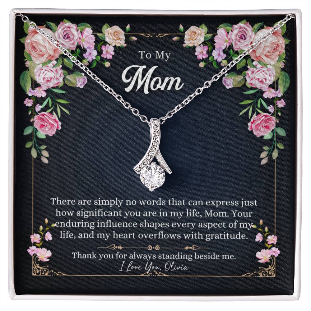 To My Mom Necklace - Gift For Mom