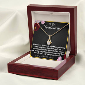 To My Soulmate Necklace - Gift For Anniversary Christmas Birthday Valentine's