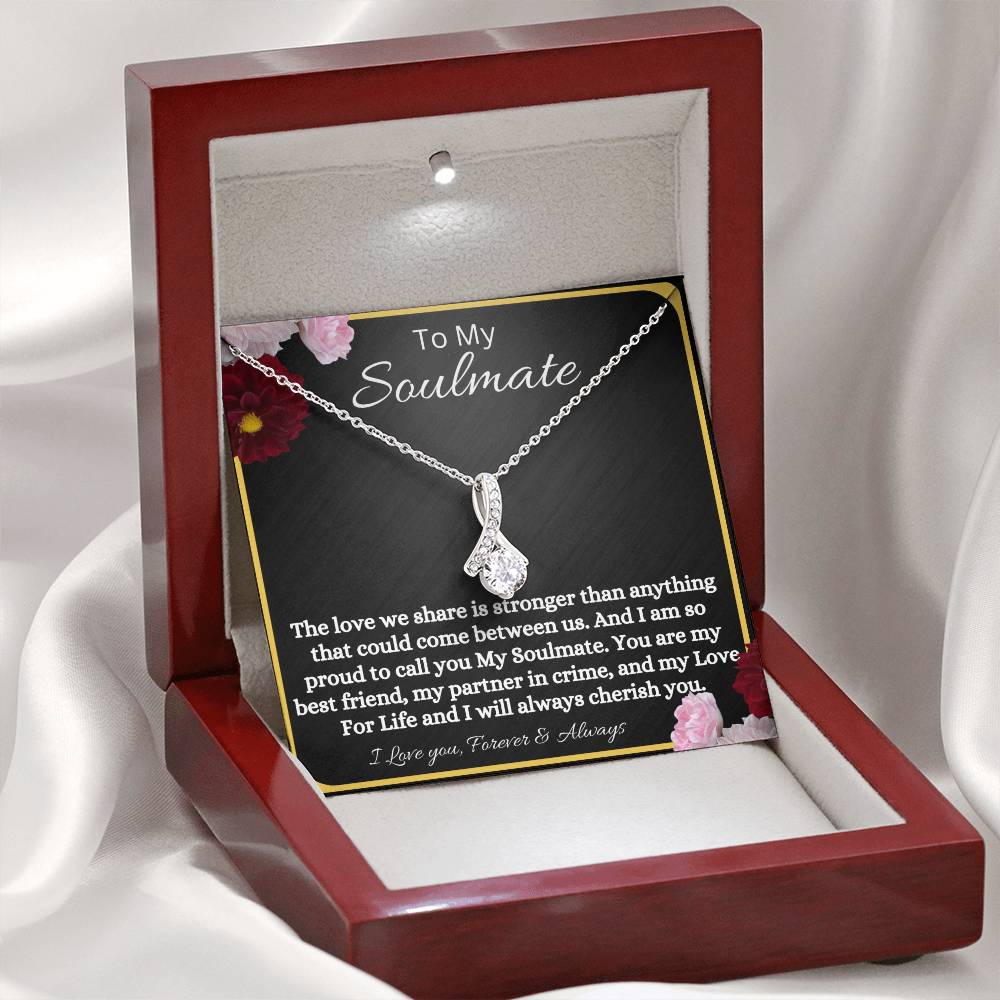 To My Soulmate Necklace - Gift For Anniversary Christmas Birthday Valentine's