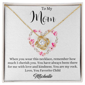 To My Mom Necklace - Gift For Mom