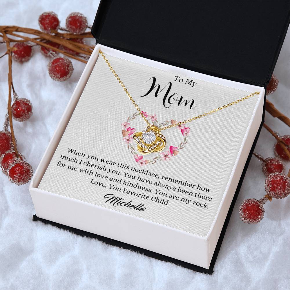 To My Mom Necklace - Gift For Mom