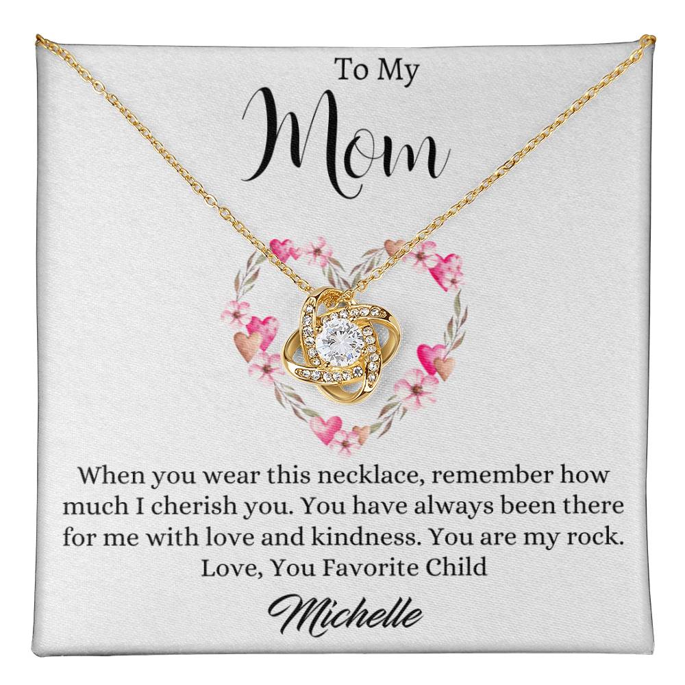 To My Mom Necklace - Gift For Mom