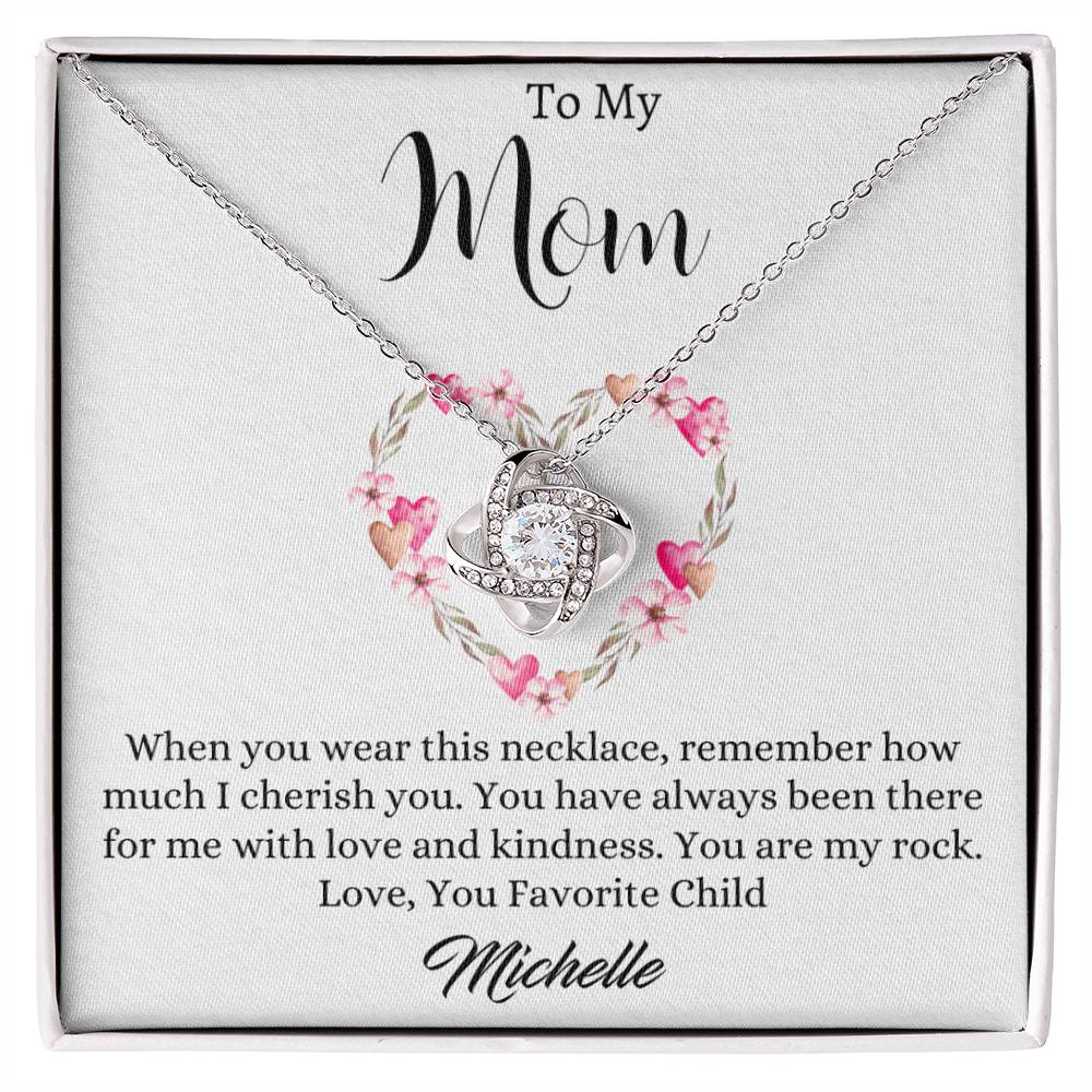 To My Mom Necklace - Gift For Mom