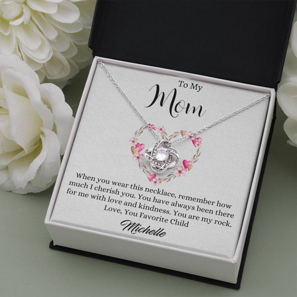 To My Mom Necklace - Gift For Mom