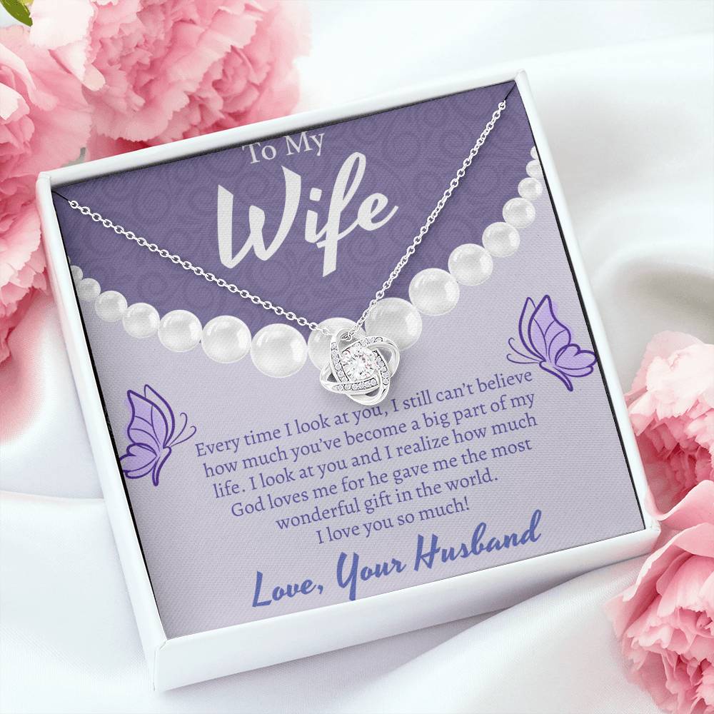 To My Wife Necklace - Gift For Wife