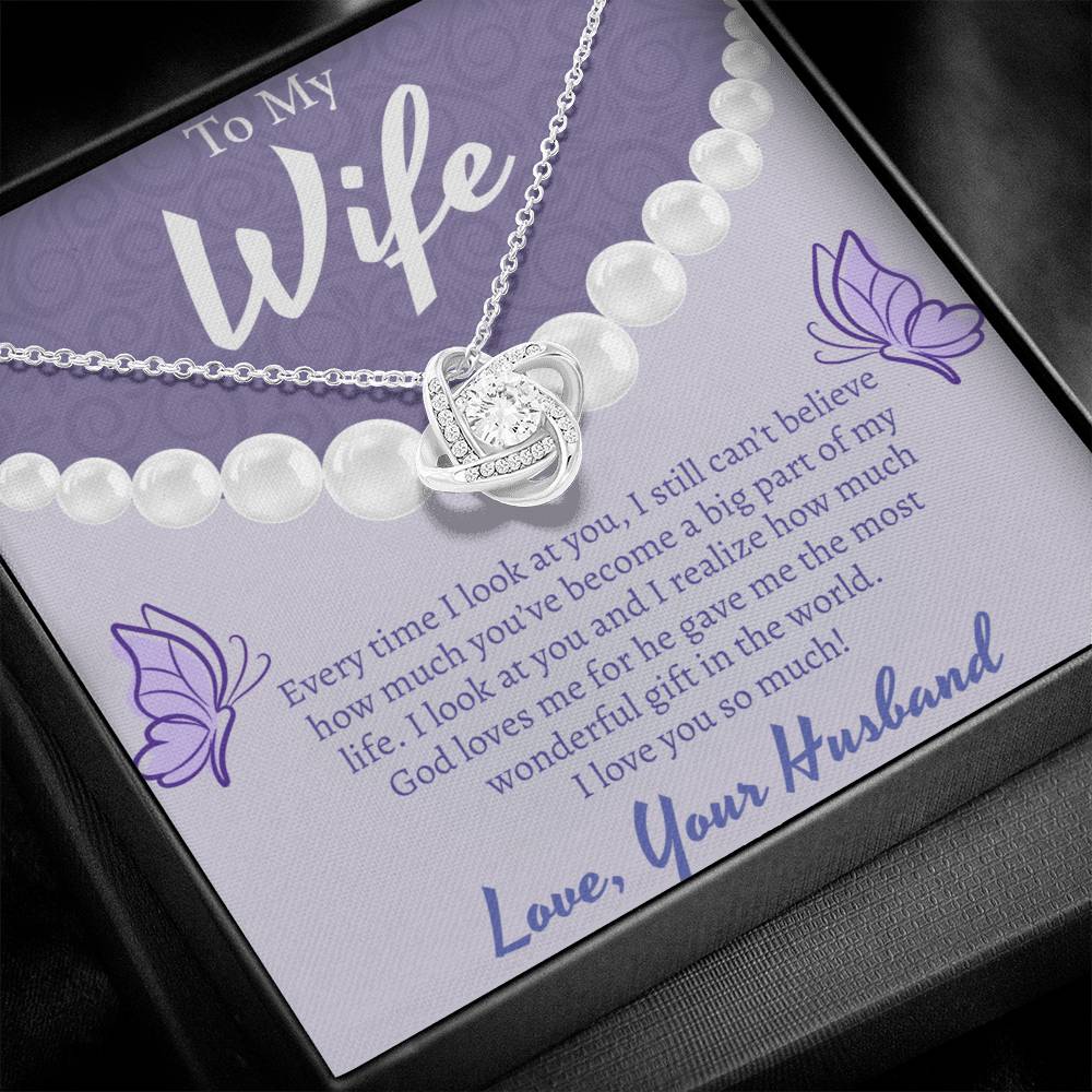 To My Wife Necklace - Gift For Wife