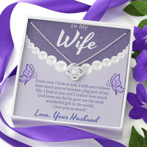 To My Wife Necklace - Gift For Wife