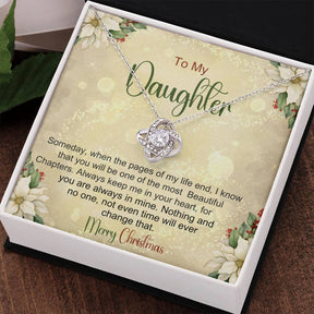 Daughter Necklace For Christmas - Gift From Mom or Dad