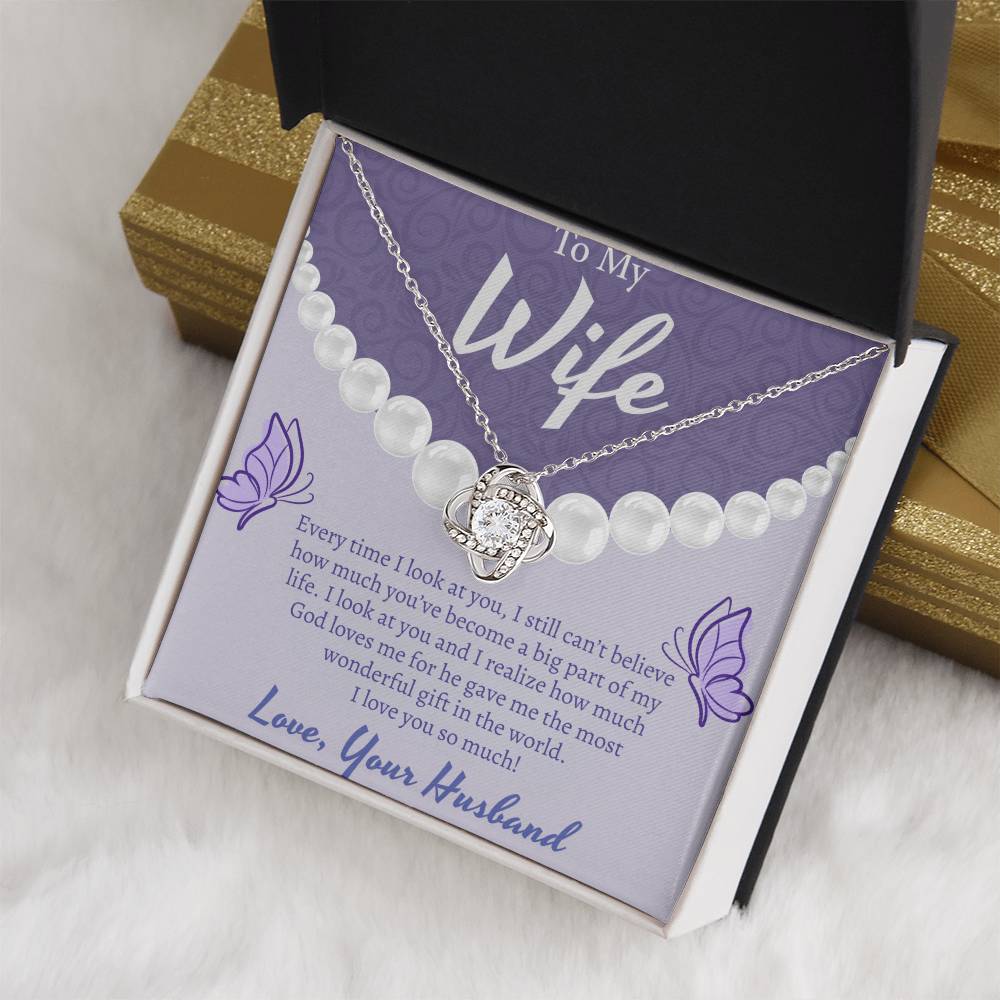 To My Wife Necklace - Gift For Wife