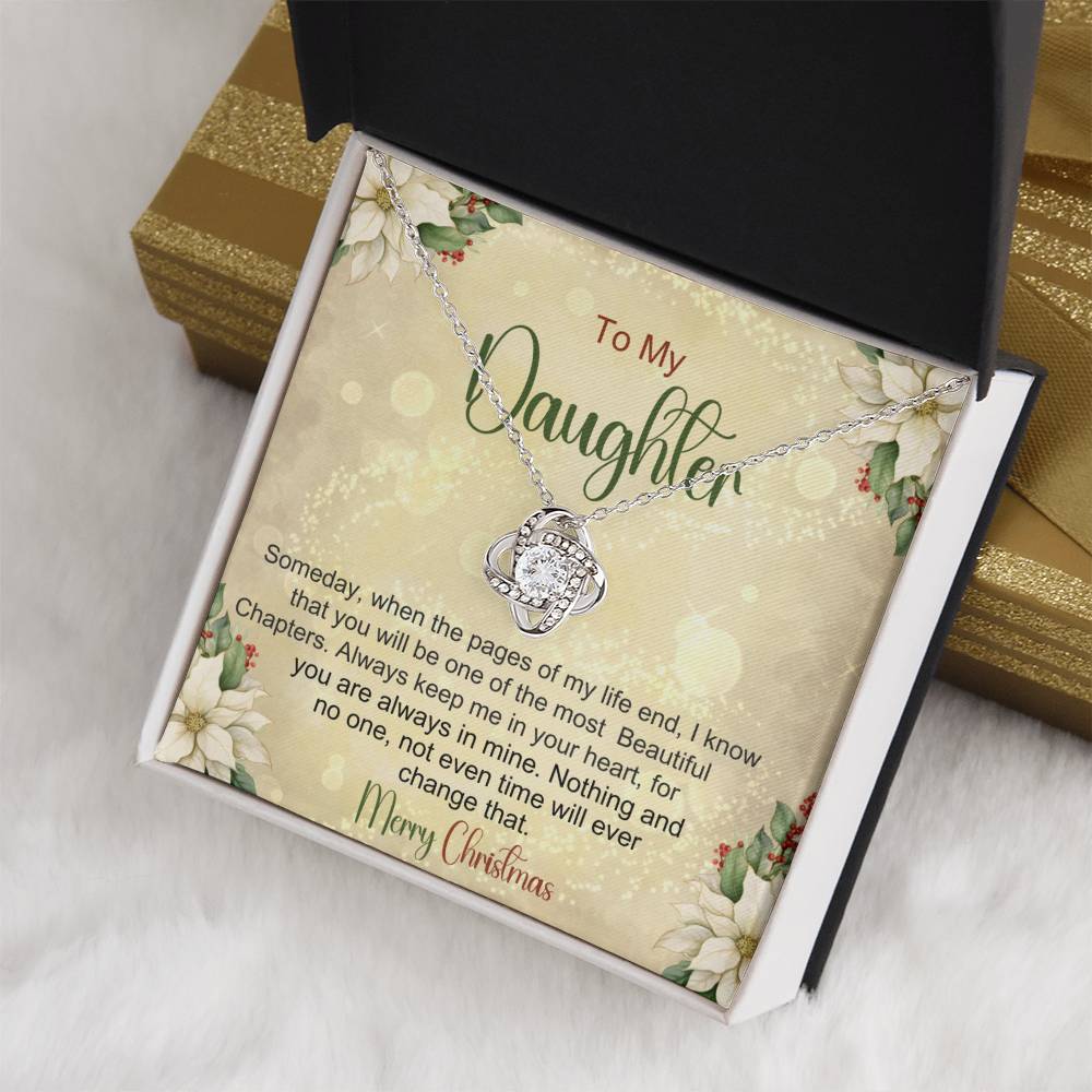 Daughter Necklace For Christmas - Gift From Mom or Dad