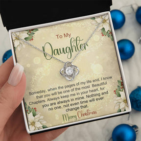 Daughter Necklace For Christmas - Gift From Mom or Dad