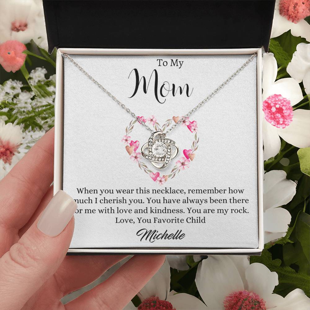 To My Mom Necklace - Gift For Mom