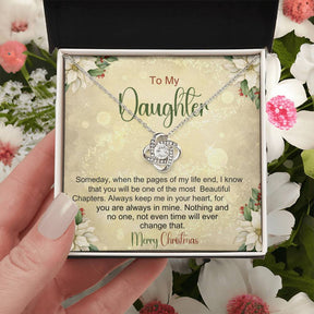 Daughter Necklace For Christmas - Gift From Mom or Dad