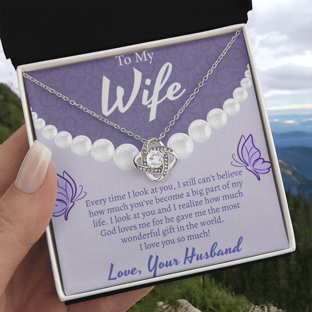 To My Wife Necklace - Gift For Wife