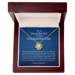 Graduation Necklace For her Graduate - Love Knot