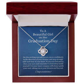 Graduation Necklace For her Graduate - Love Knot