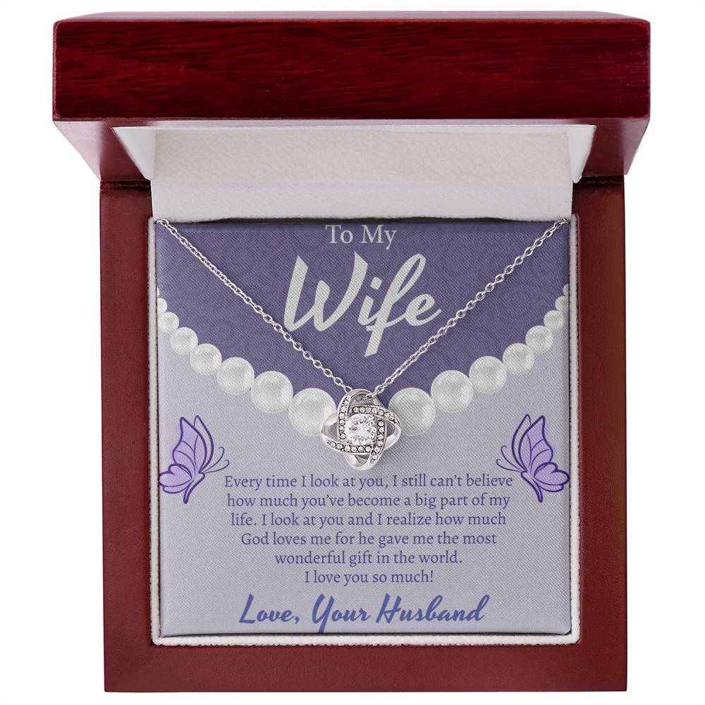 To My Wife Necklace - Gift For Wife