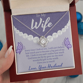 To My Wife Necklace - Gift For Wife