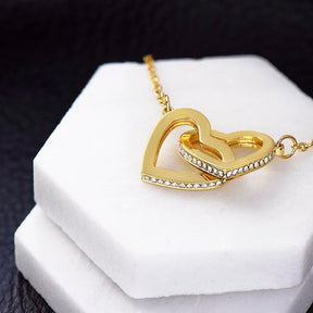 Interlocking Hearts Necklace To Daughter From Mom