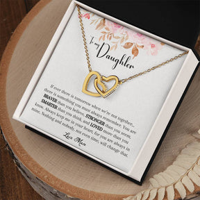 Interlocking Hearts Necklace To Daughter From Mom