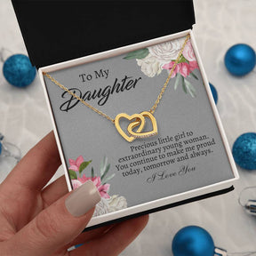 To My Daughter Necklace - Gift From Mom or Dad