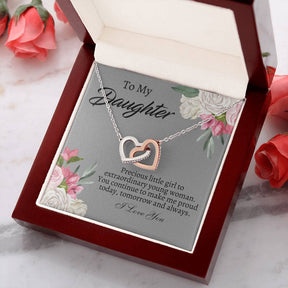 To My Daughter Necklace - Gift From Mom or Dad