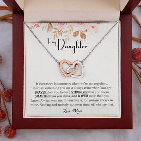 Interlocking Hearts Necklace To Daughter From Mom